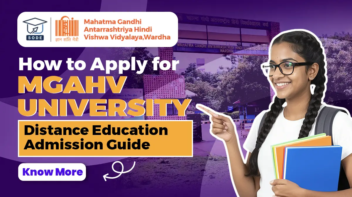 MGAHV Distance Education Admission Process 2026